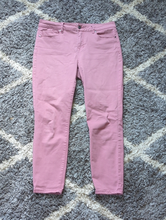 Artisan Ny Denim - Artisan Ny Women's Mauve Pink Skinny Jeans Stretch Size 10